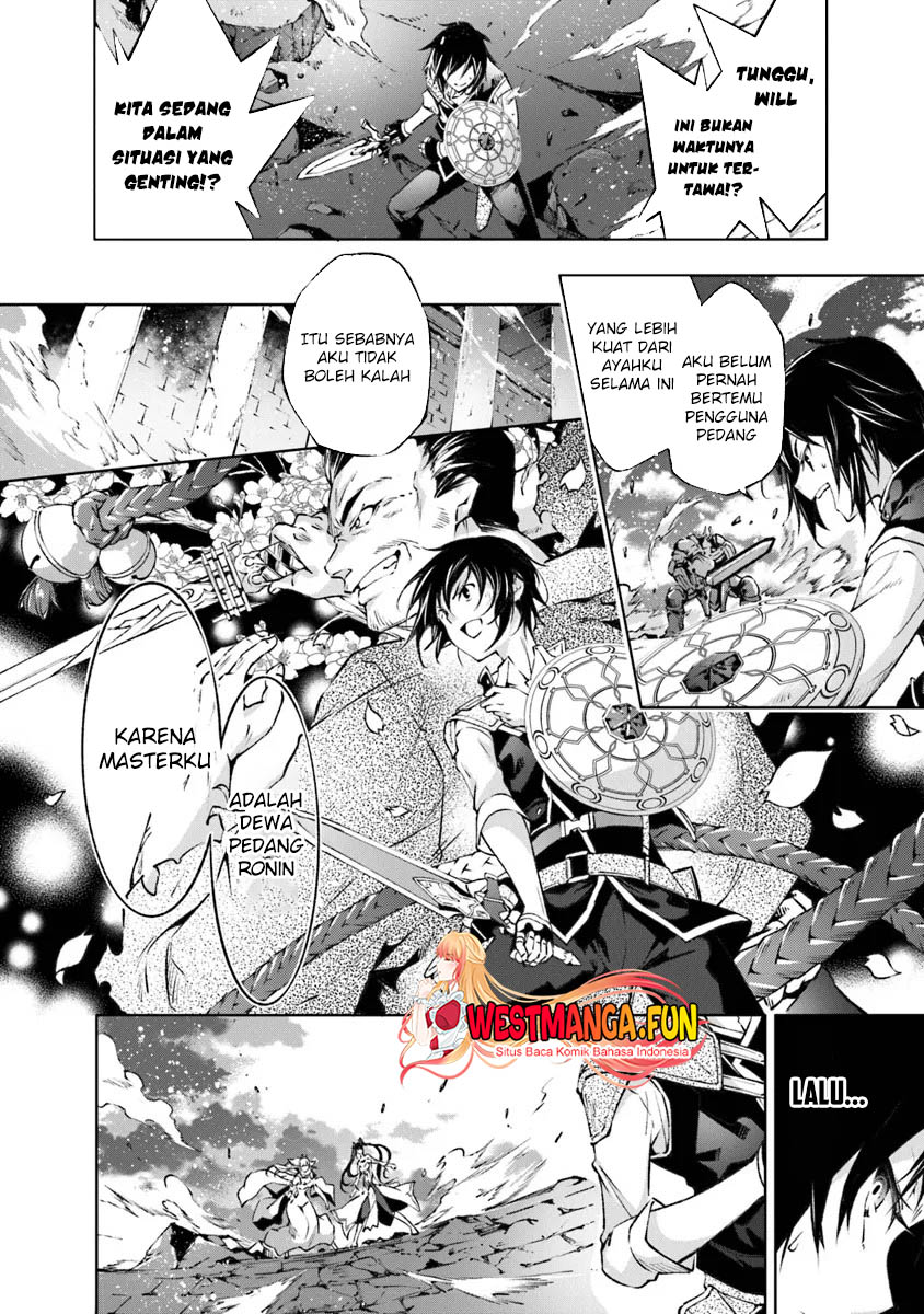 Kamigami ni Sodaterare Shimo no, Saikyou to Naru chapter 48